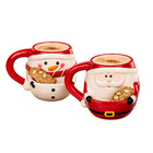 Tasse à café « Noël » avec compartiment à biscuits