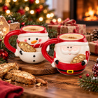 Tasse à café « Noël » avec compartiment à biscuits
