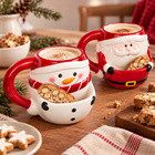 Tasse à café « Noël » avec compartiment à biscuits