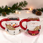 Tasse à café « Noël » avec compartiment à biscuits