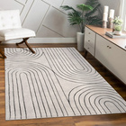 Tapis à poils courts Tuana 215 Gris Paco Home