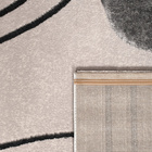 Tapis à poils courts Tuana 216 Gris Paco Home
