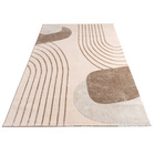 Tapis à poils courts Tuana 216 Beige Paco Home