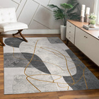 Tapis à poils courts Tuana 217 Gris Paco Home