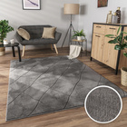Tapis à poils courts Utrecht 641 Anthracite Paco Home