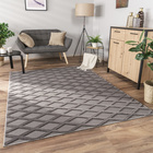 Tapis à poils courts Utrecht 642 Anthracite Paco Home