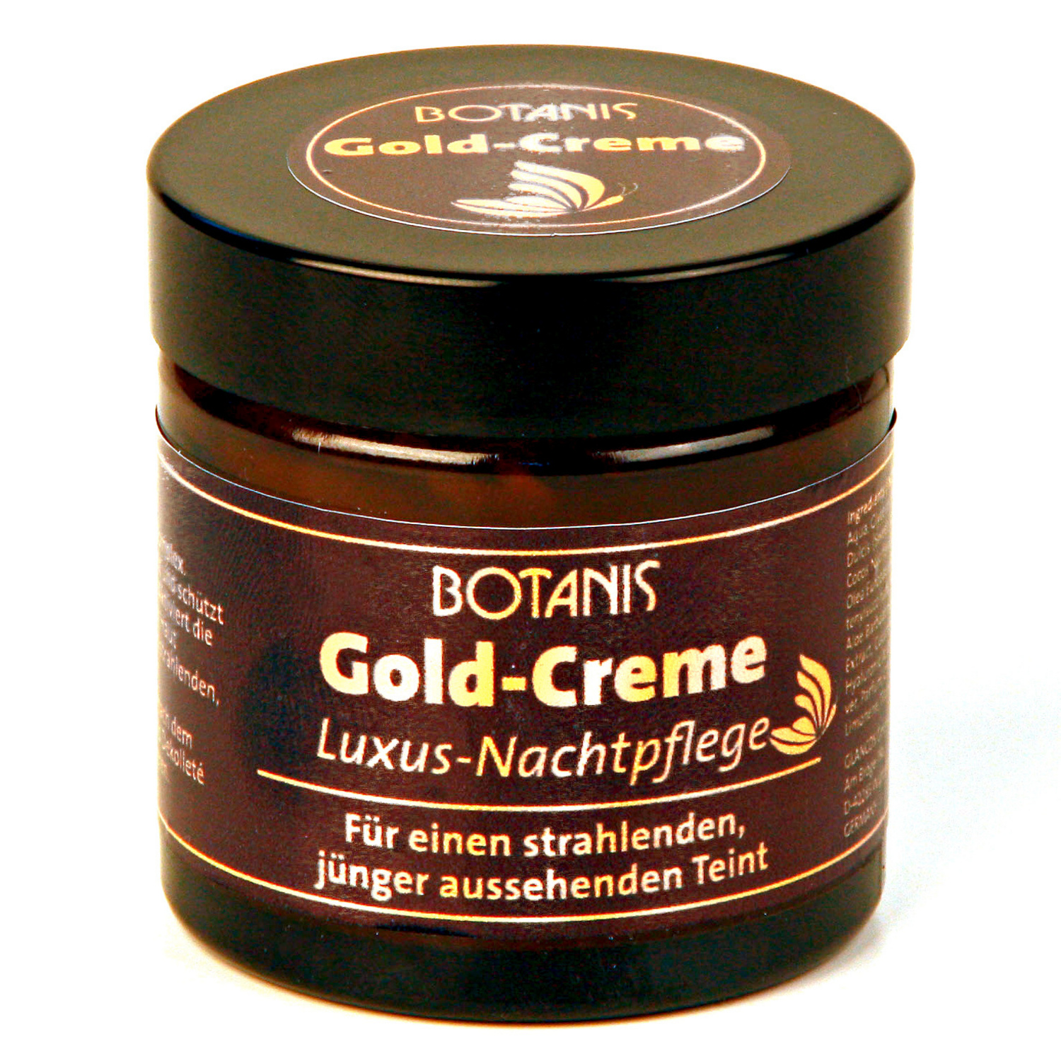 Crème de nuit aux extraits d'or