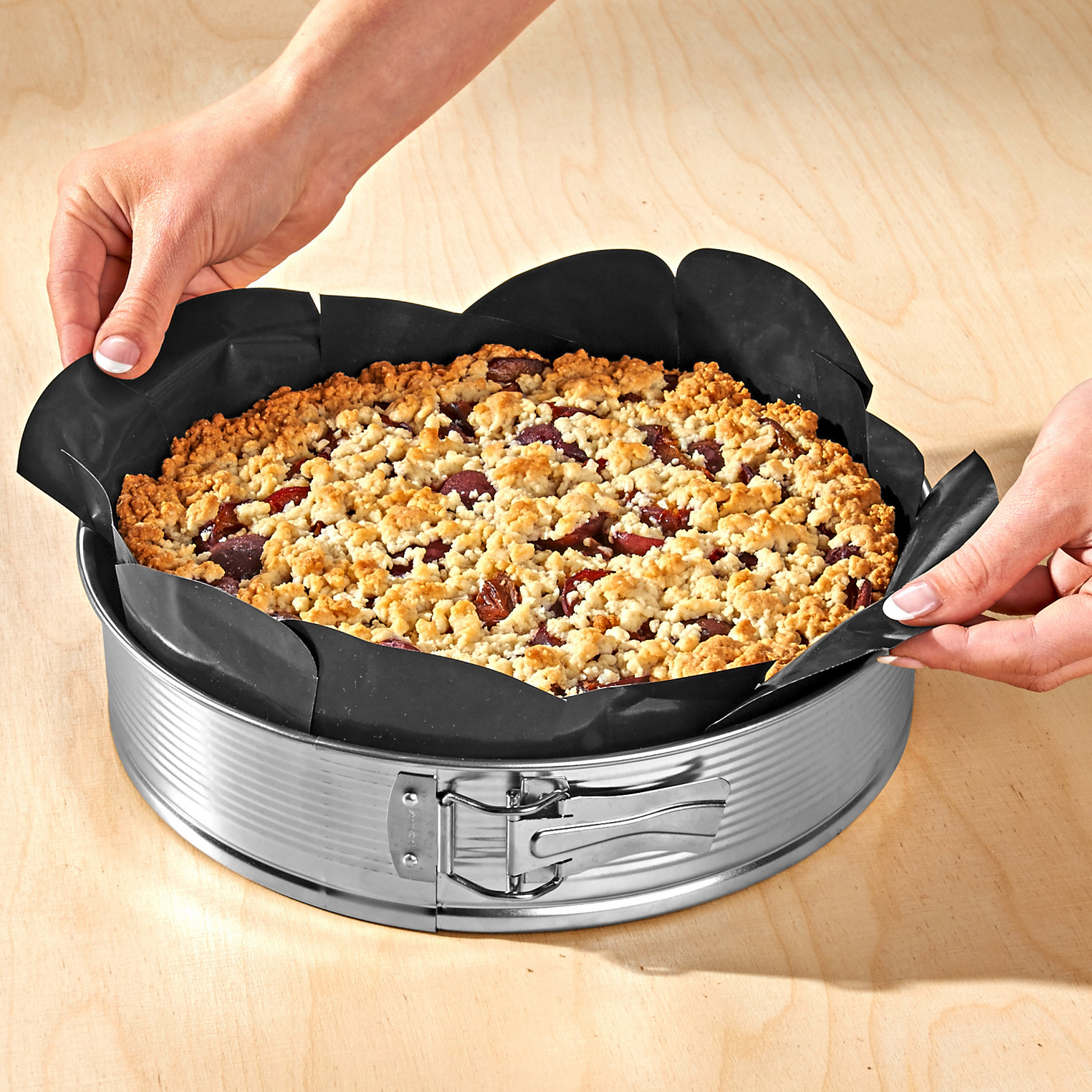 Feuille de cuisson réutilisable en Téflon, rond