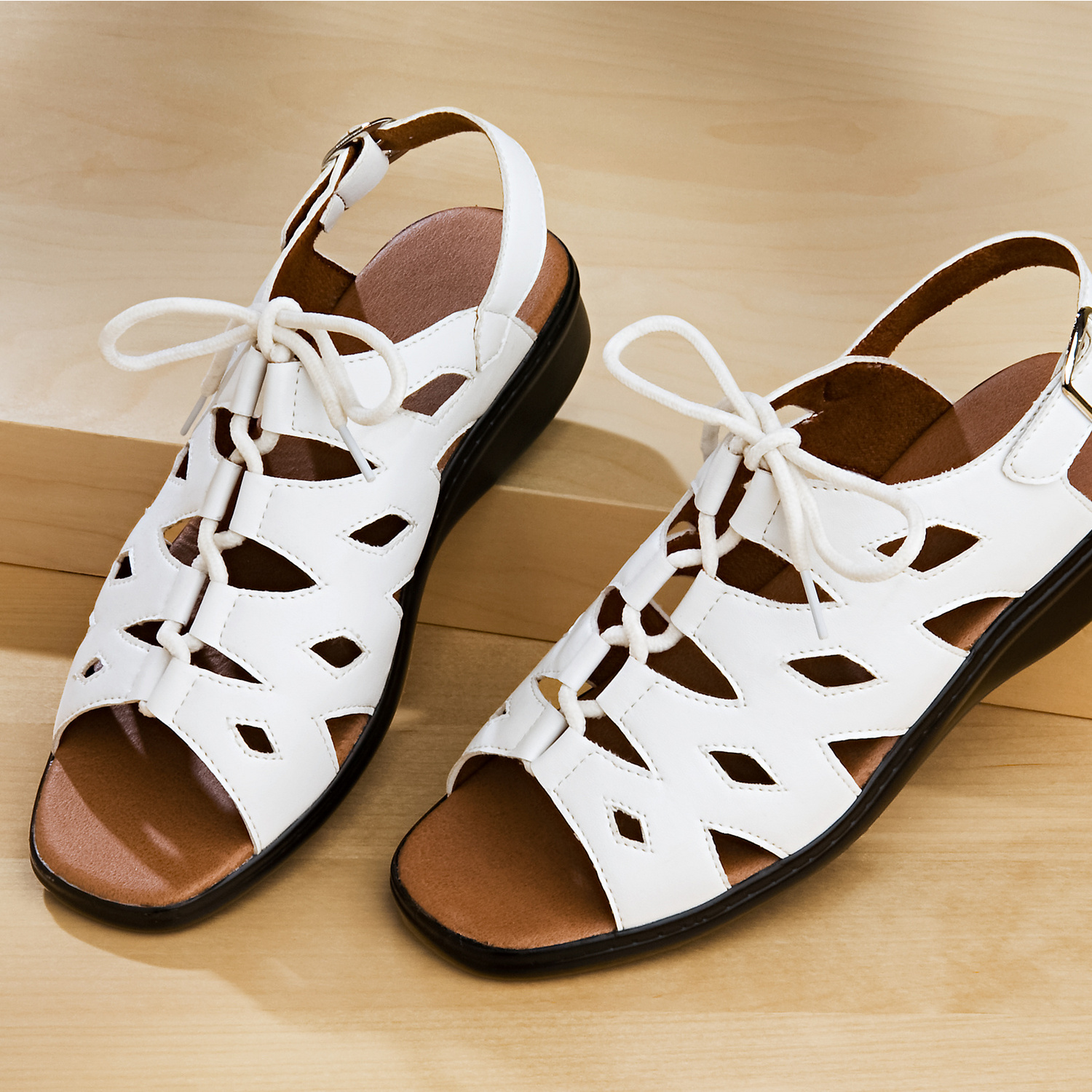 Sandales, blanc