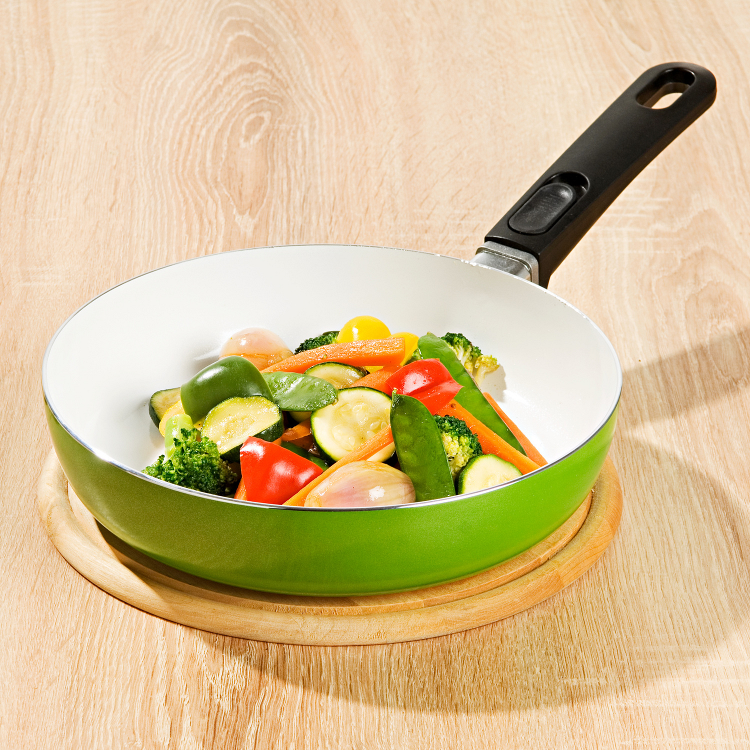 Poêle céramique 24cm, vert