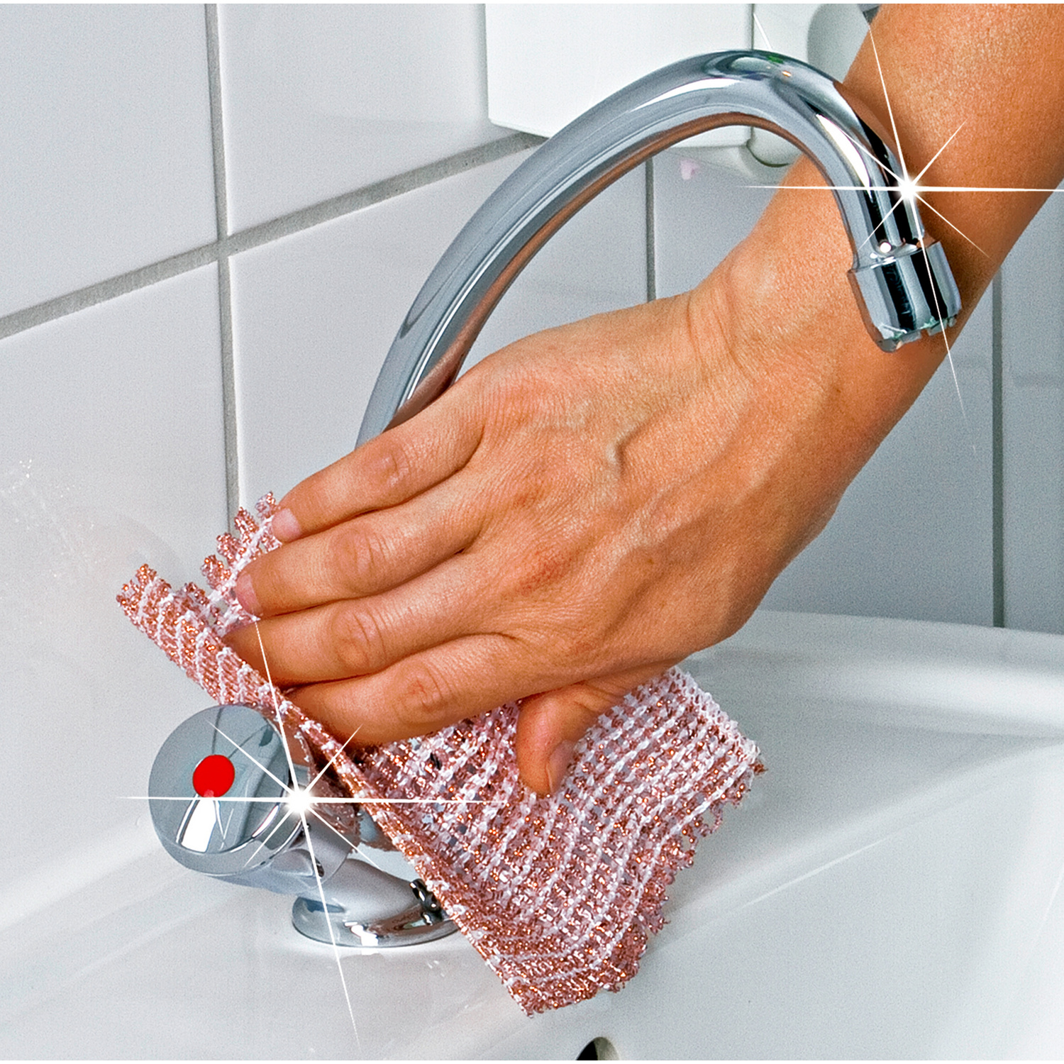 Lot De 6 Chiffons De Nettoyage En Cuivre, Eponge Cuivre, Gratounette