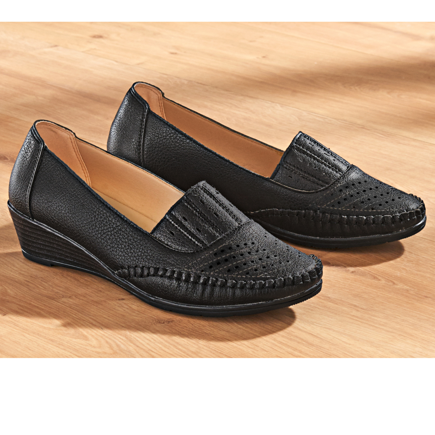 Mocassins, noir