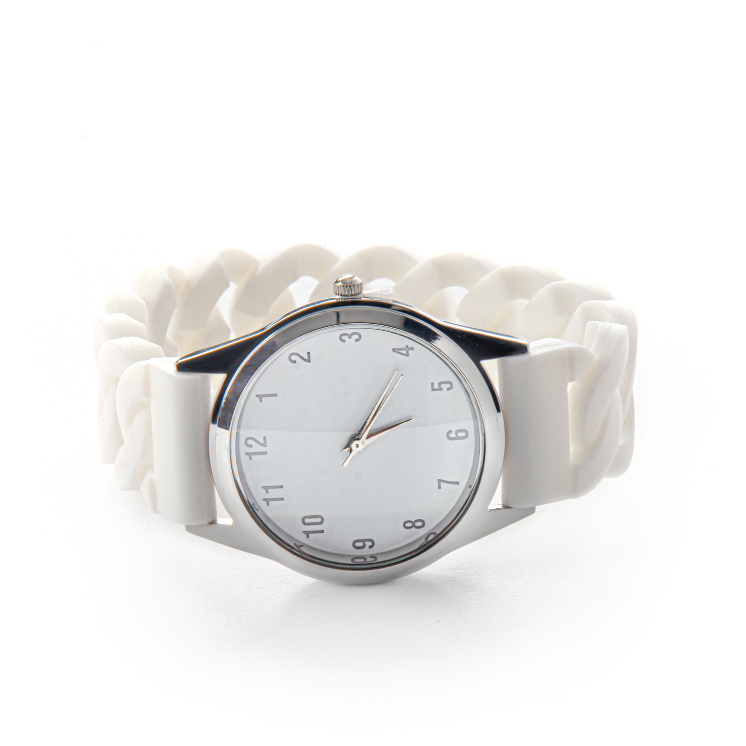 Montre Le Griffon - Bracelet Extensible Argenté - Mouvement Quartz - Occasion Fonctionne