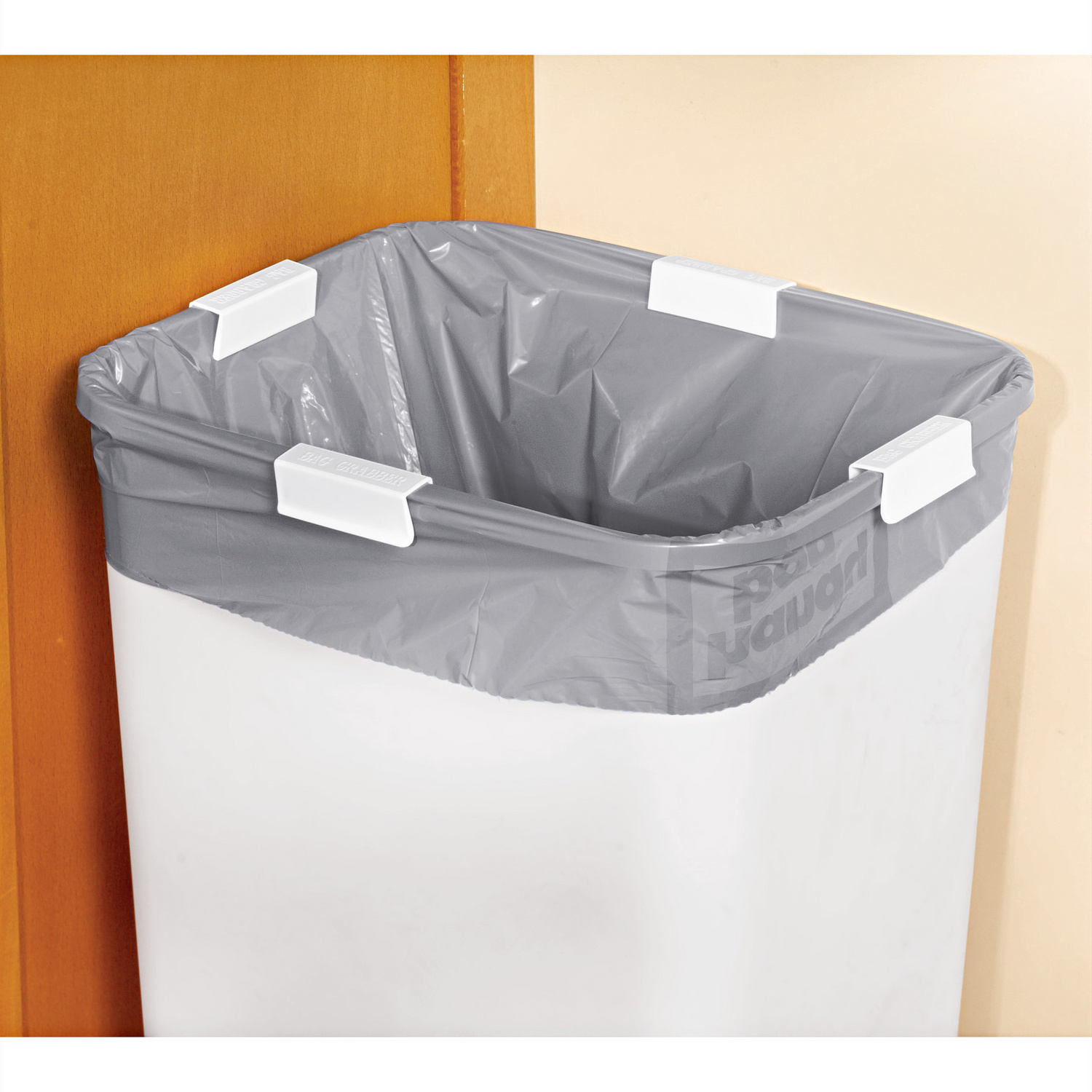 Lot de 4 pinces pour sacs-poubelle