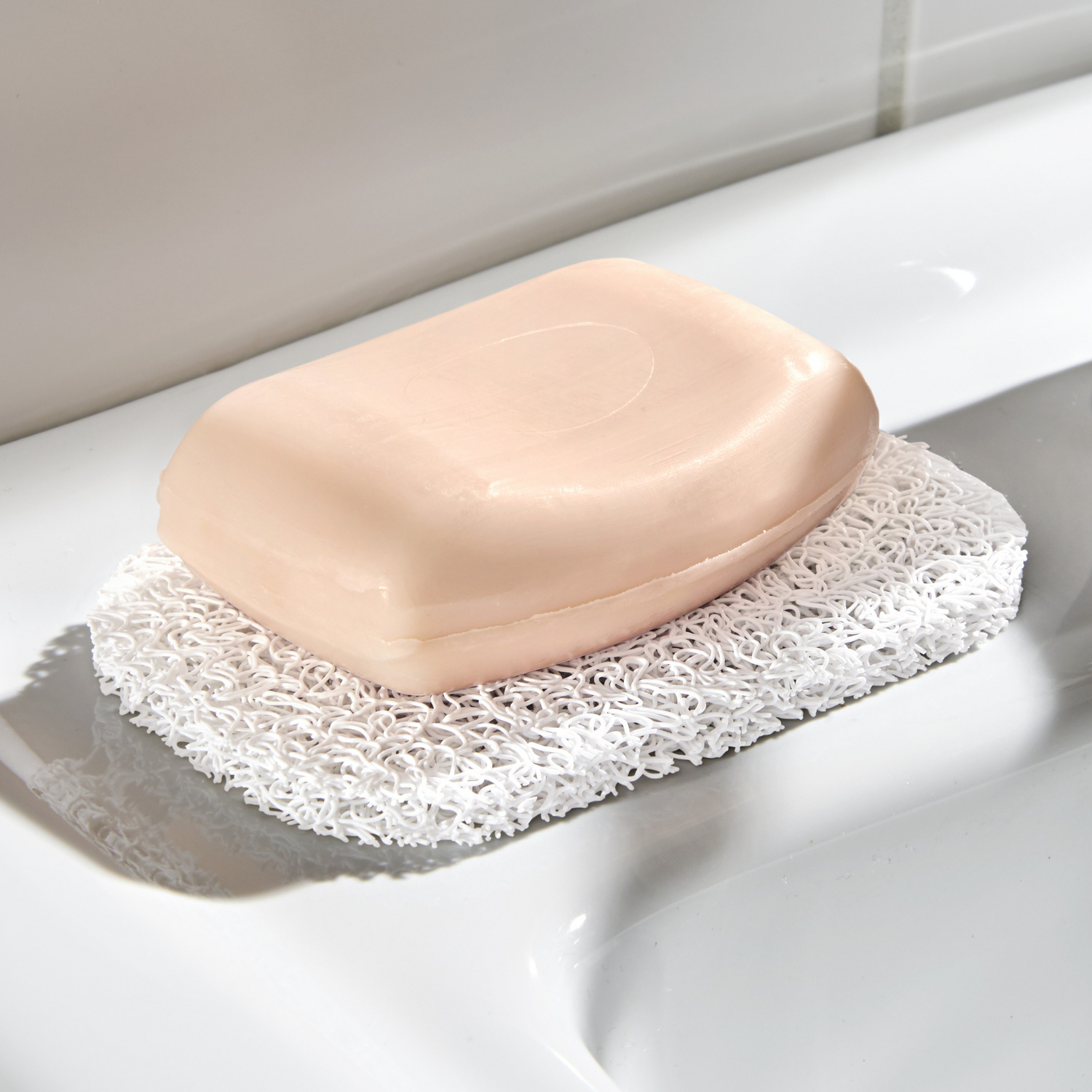 Coussins pour savon en plastique, lot de 2