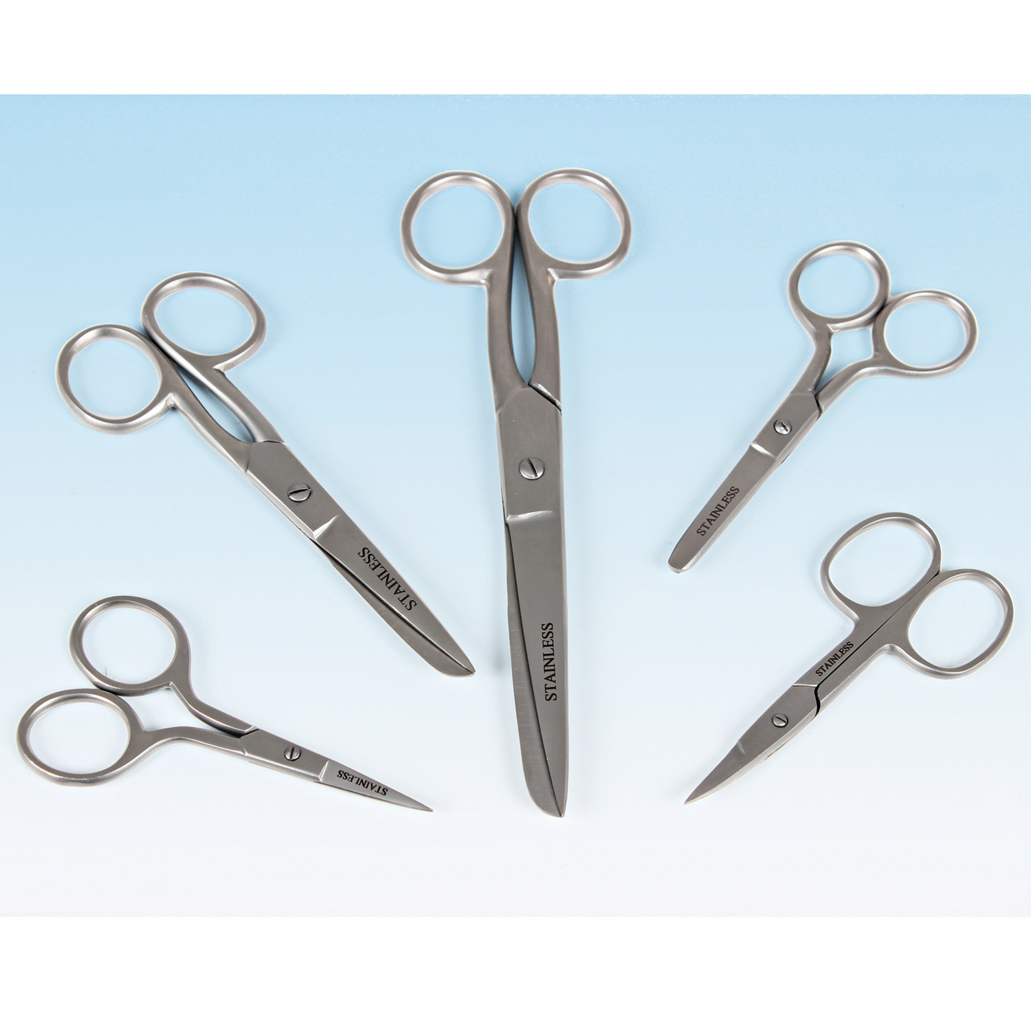 Lot de 5 paires de ciseaux