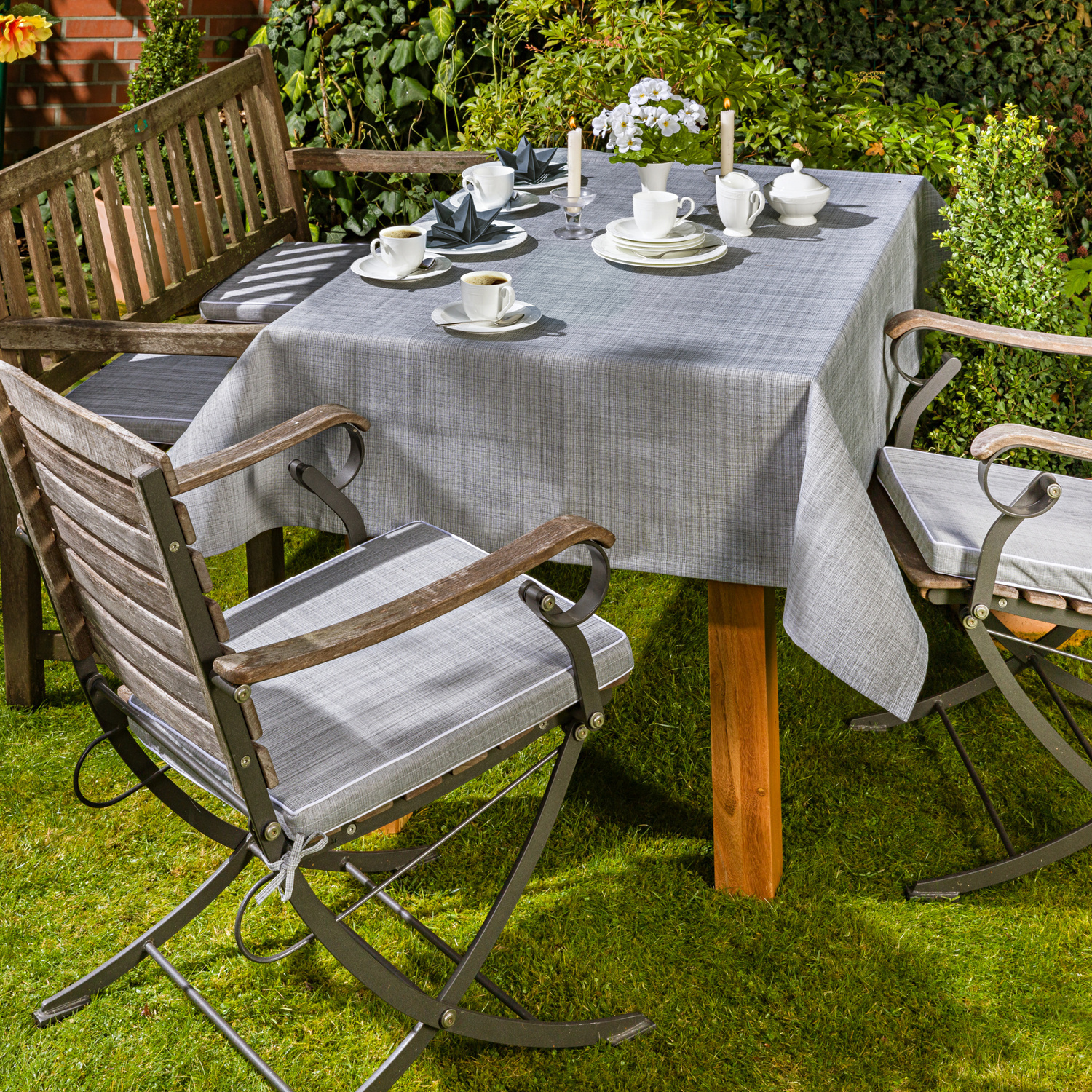 Nappe 130x160cm, gris