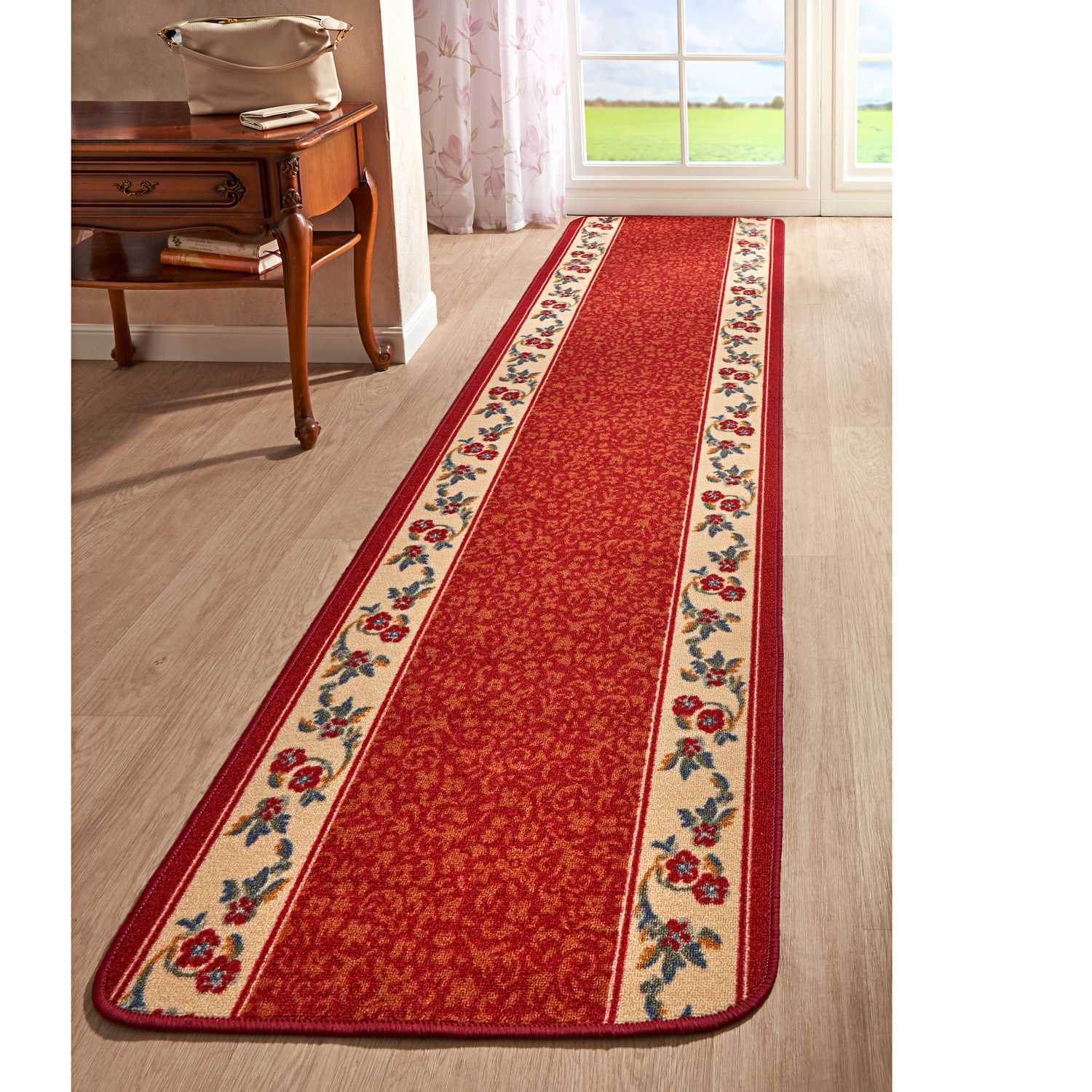 Tapis Rimini rouge 67x40