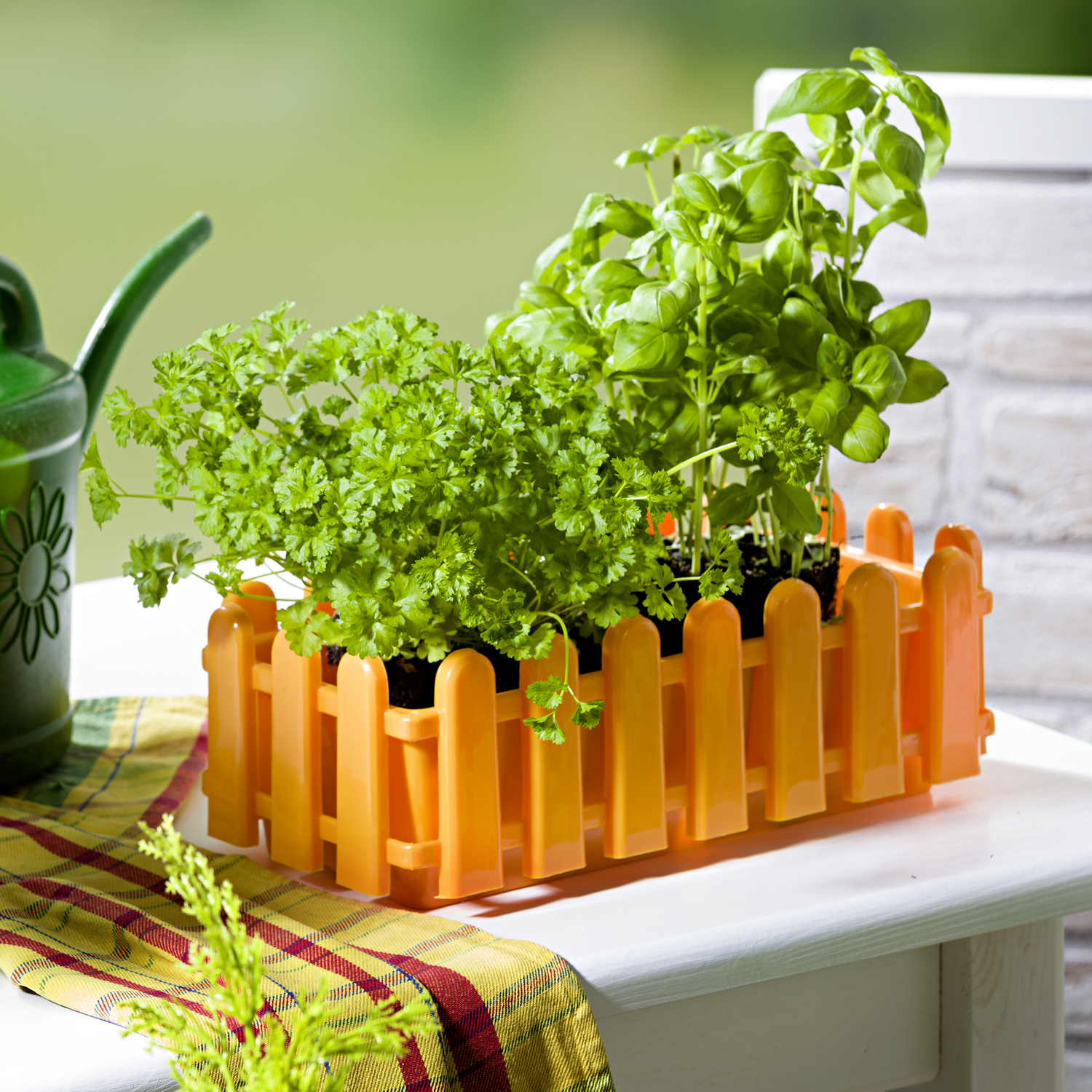 Petite jardinière, orange