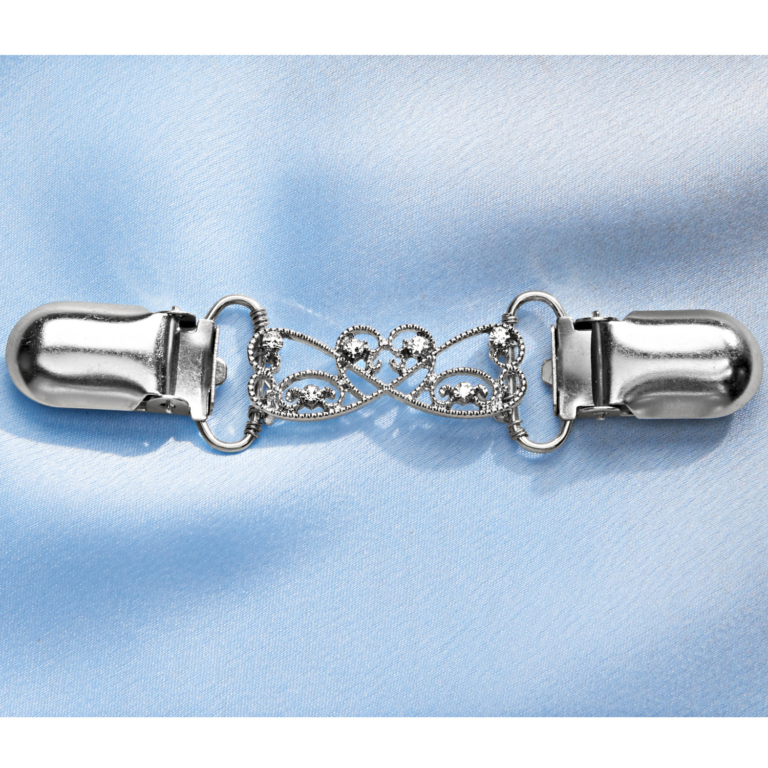 Clip-bijou, coloris argent