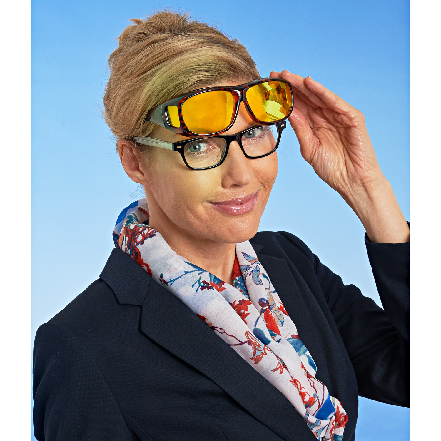 Lunettes pour conduite de nuit, marron