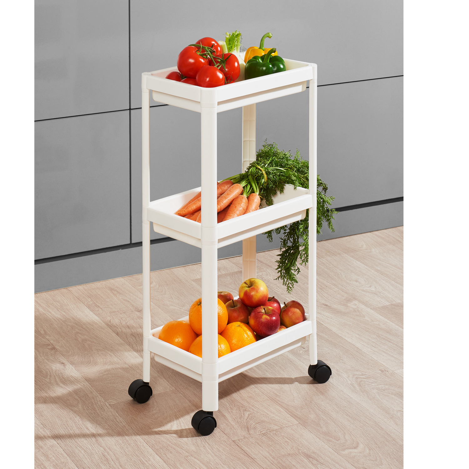 Étagère de cuisine, blanc