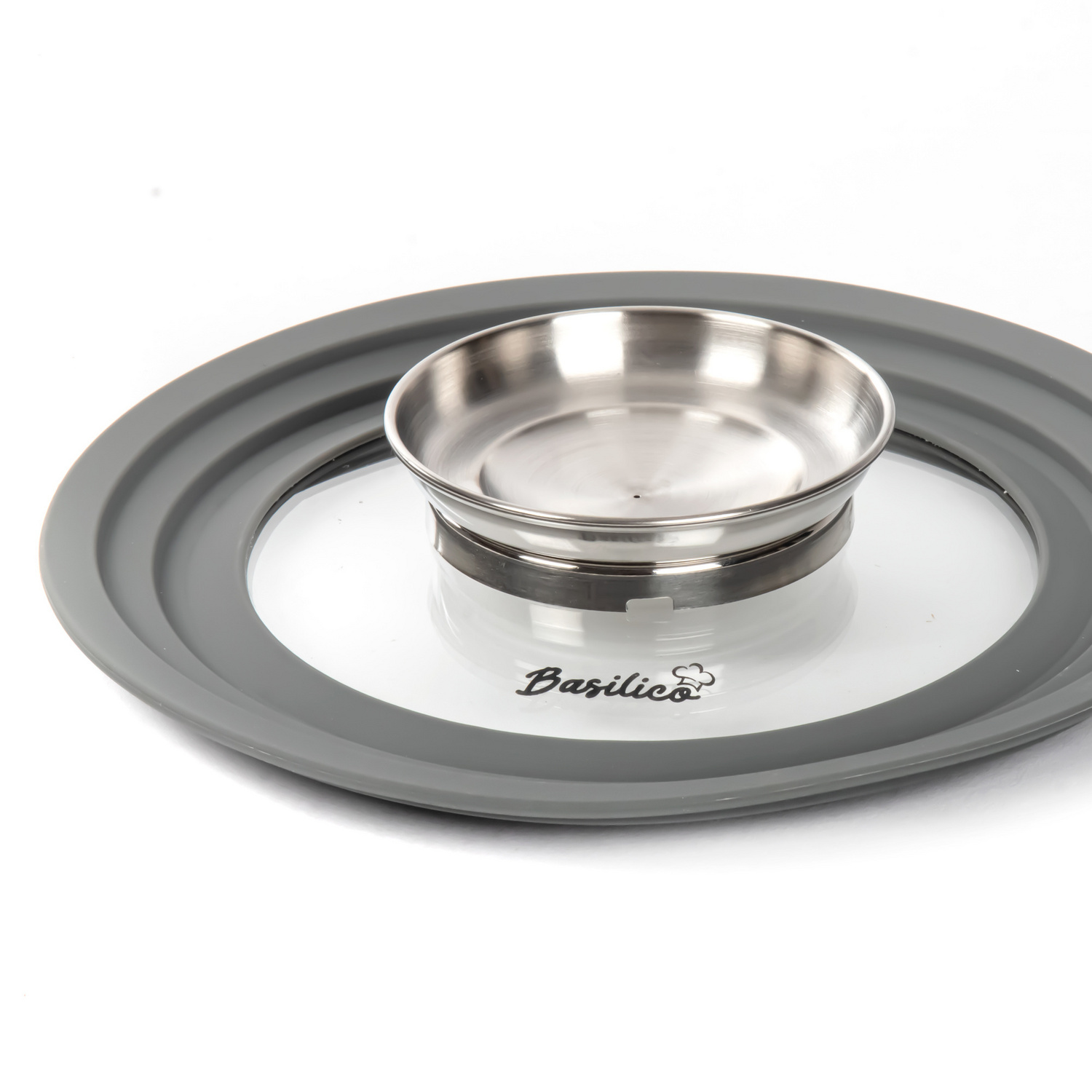 Couvercle Anti-gras Harry 30cm Inox - MENASTYL - Parfait Pour Cuisiner Sans éclaboussures