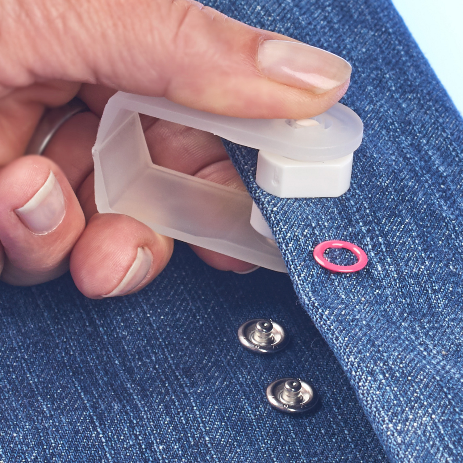 150 Boutons-Pression Métal 9.5mm - Sans Couture - Pour Vêtements Légers, Layette & Crafts - Facile à Poser