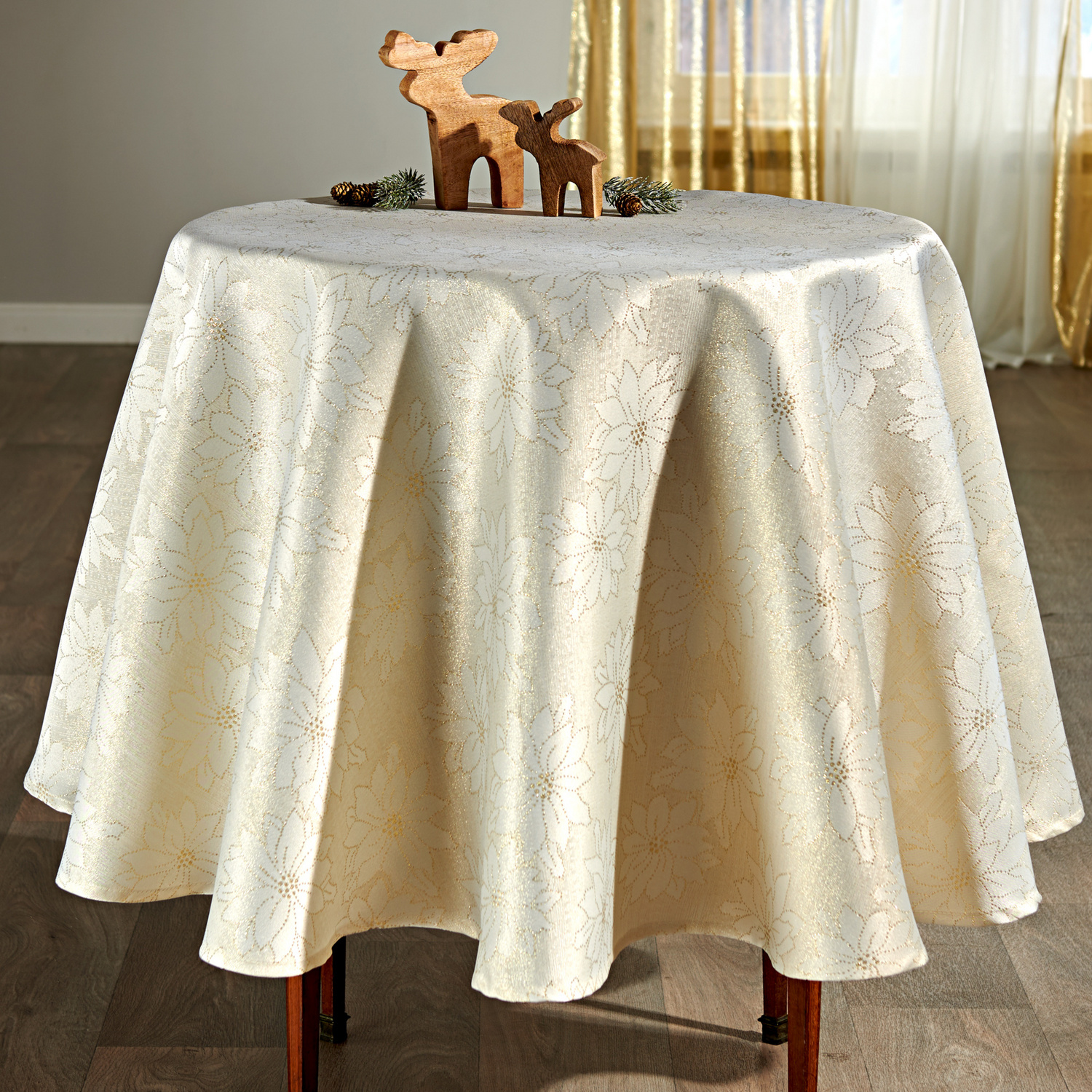 Nappe ʺFleursʺ, Casa Bonita, champagne