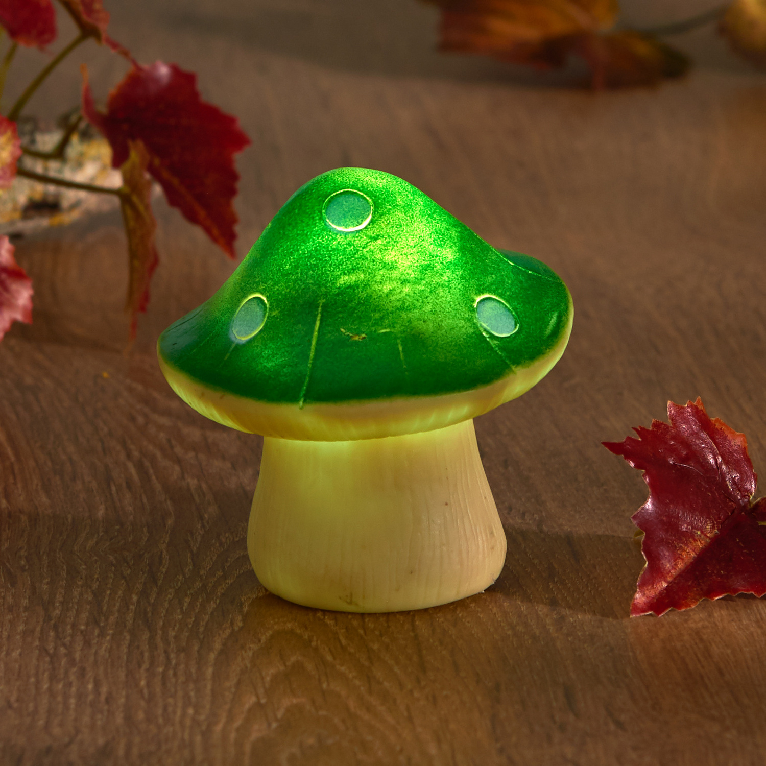 Champignon solaire, vert