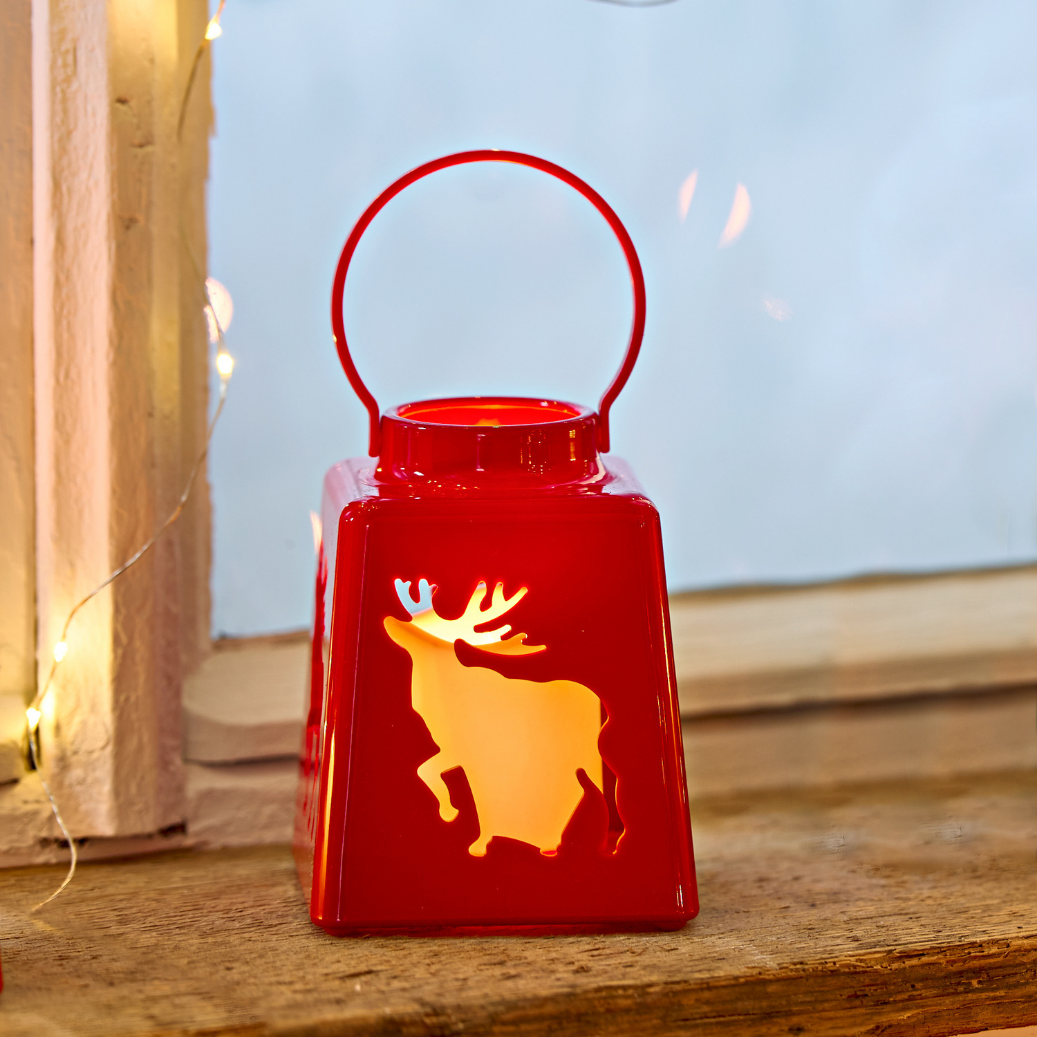 Lanterne LED, rouge