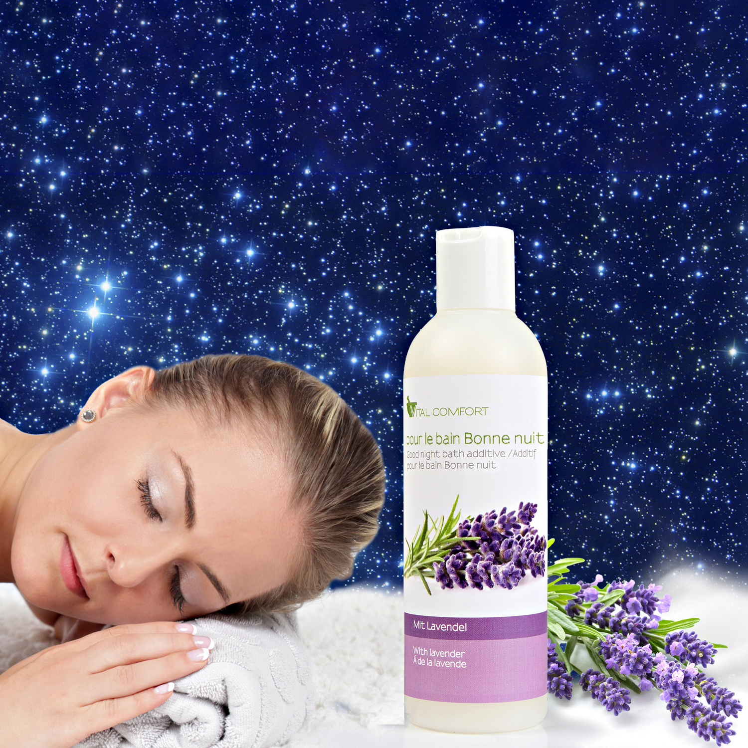 Produit pour le bain à la lavande “Bonne nuit”