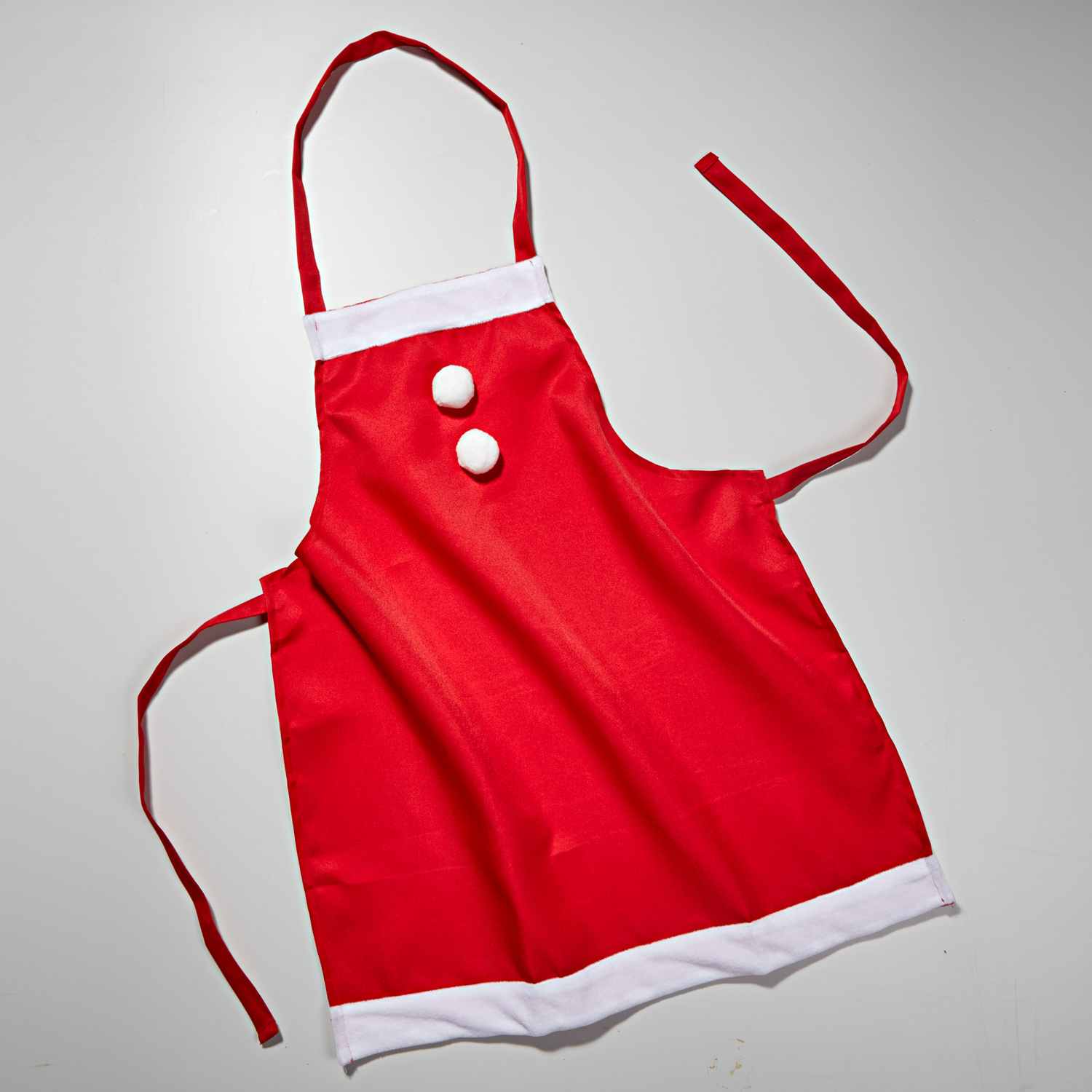 Tablier de Noël, rouge