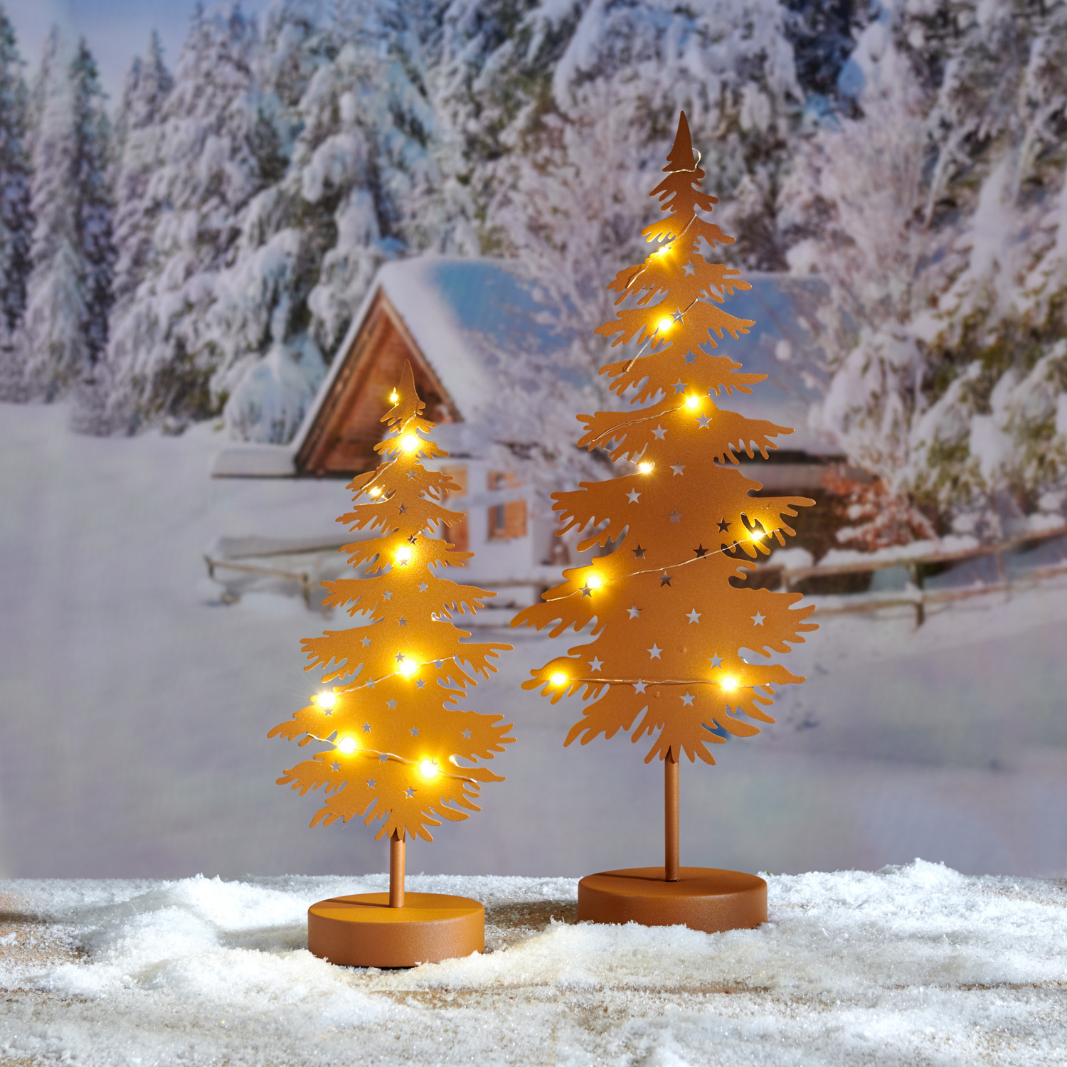 Sapin De Noël Lumineux LED 210CM -250 Lumières Blanc Chaud- PVC-Socle En Métal-Décoration De Noël