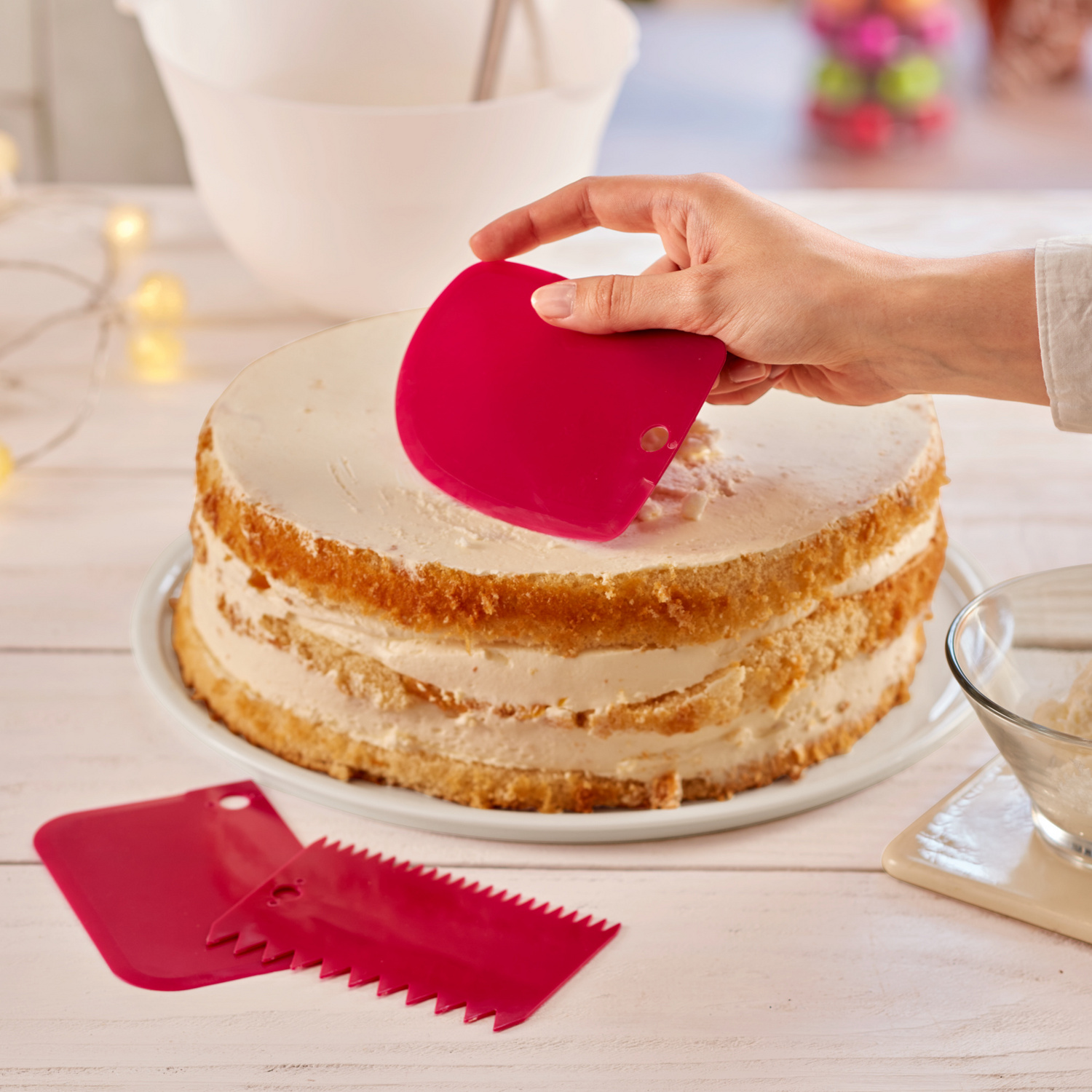 Lot de 3 spatules à gâteau