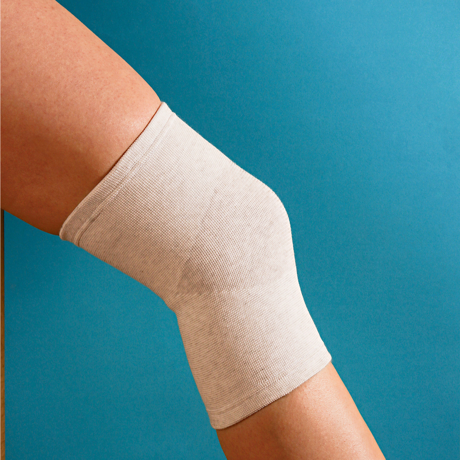 Bandage genou avec fils d'argent, Référence 6181000, Taille S