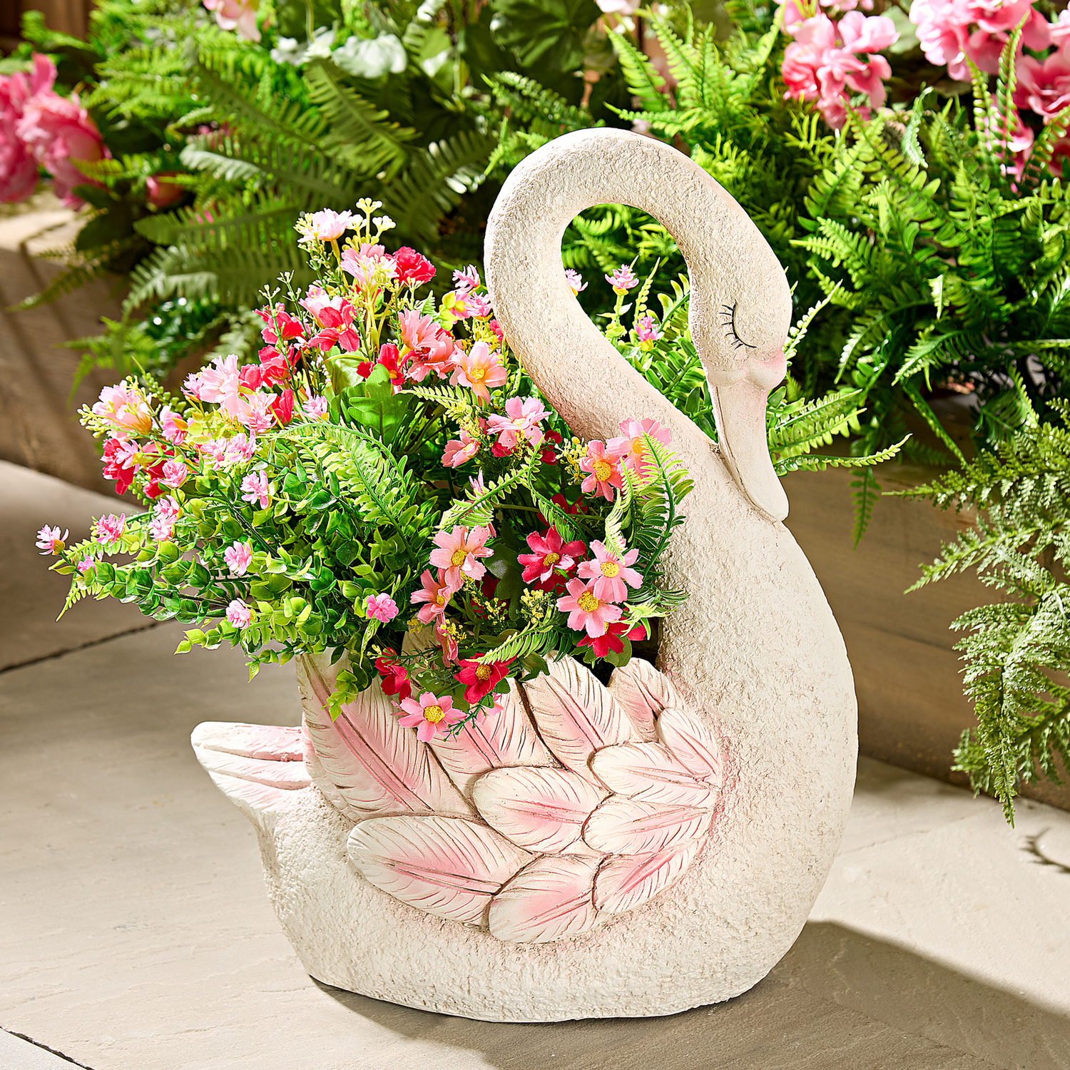 Pot de fleur cygne Gainsborough