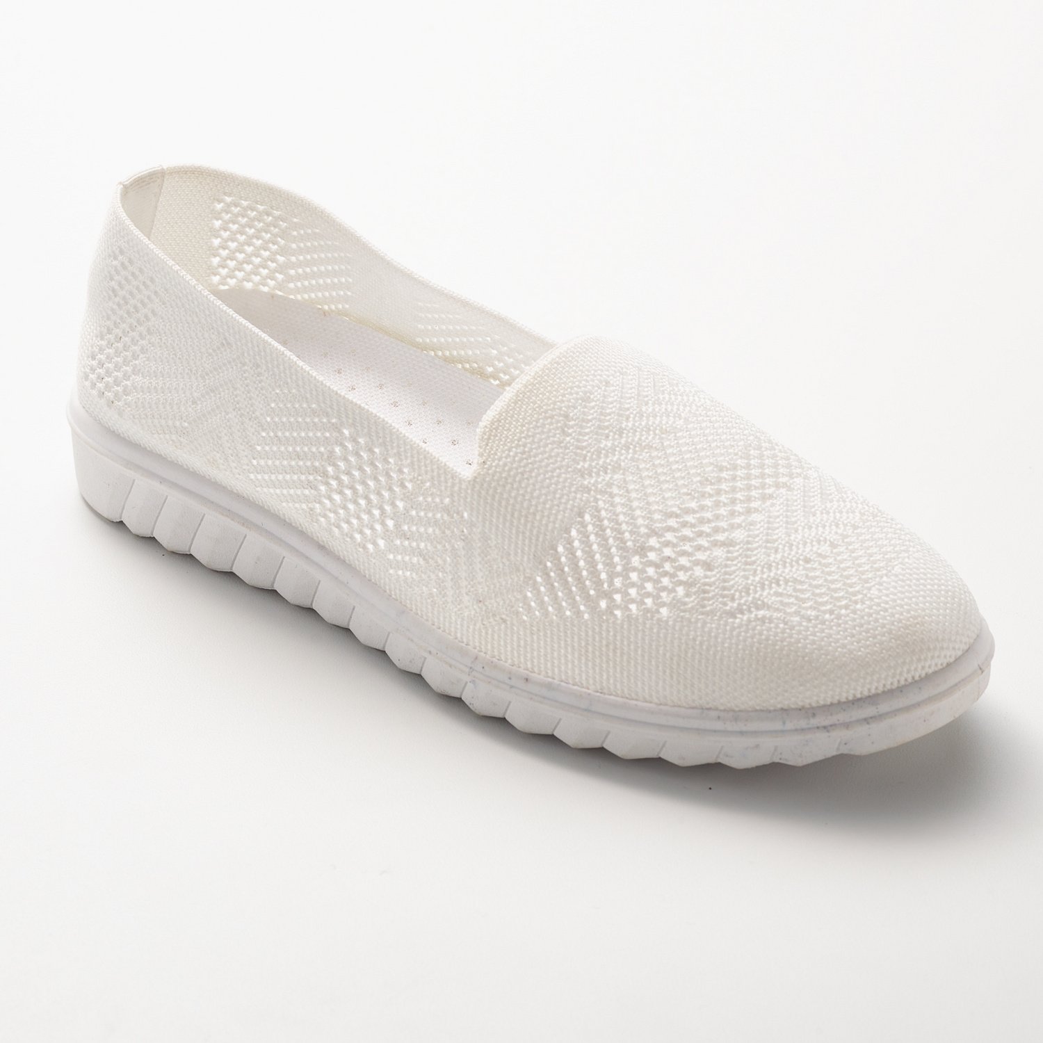 Mocassins, blanc