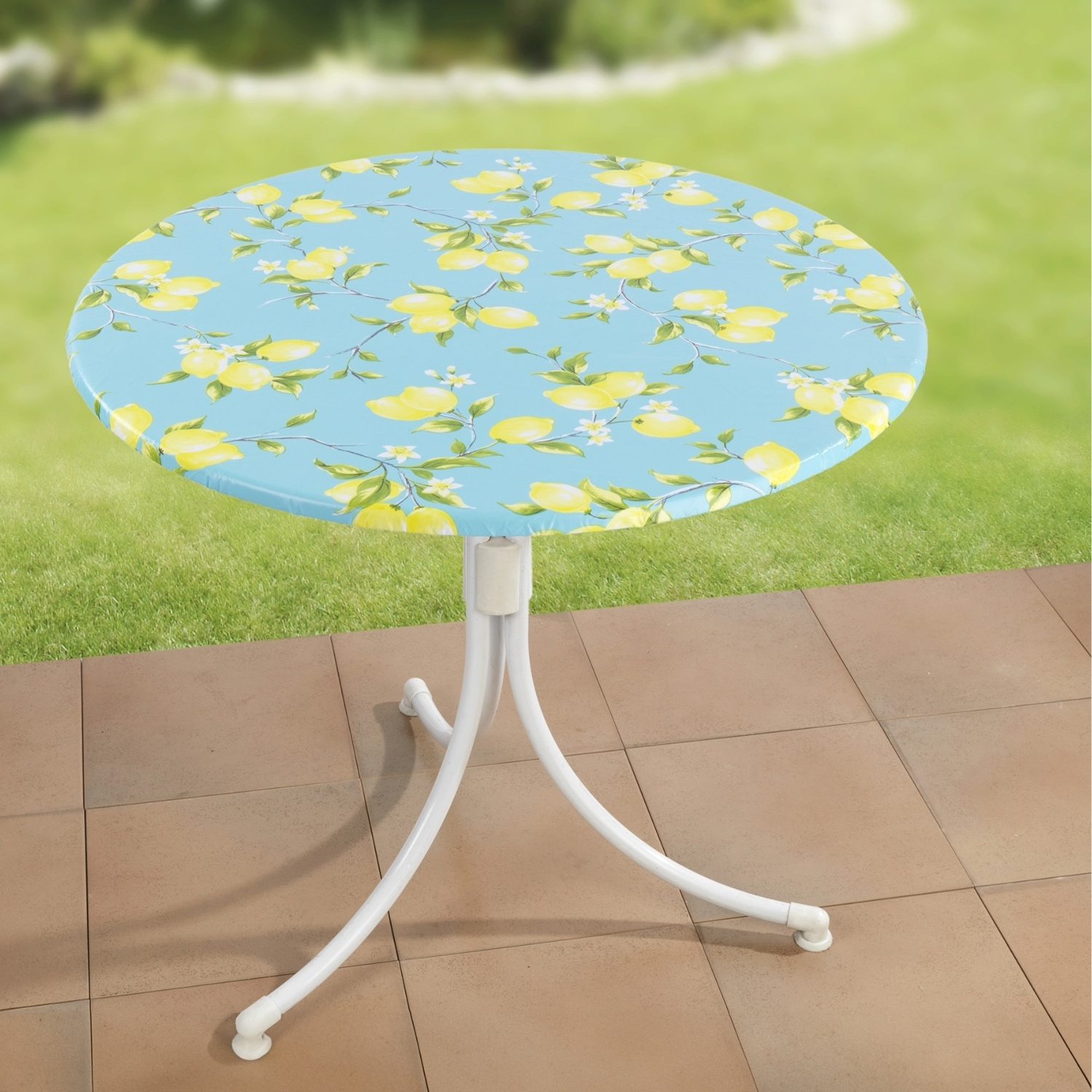 Nappe tendue Citron Ø 70-86 cm