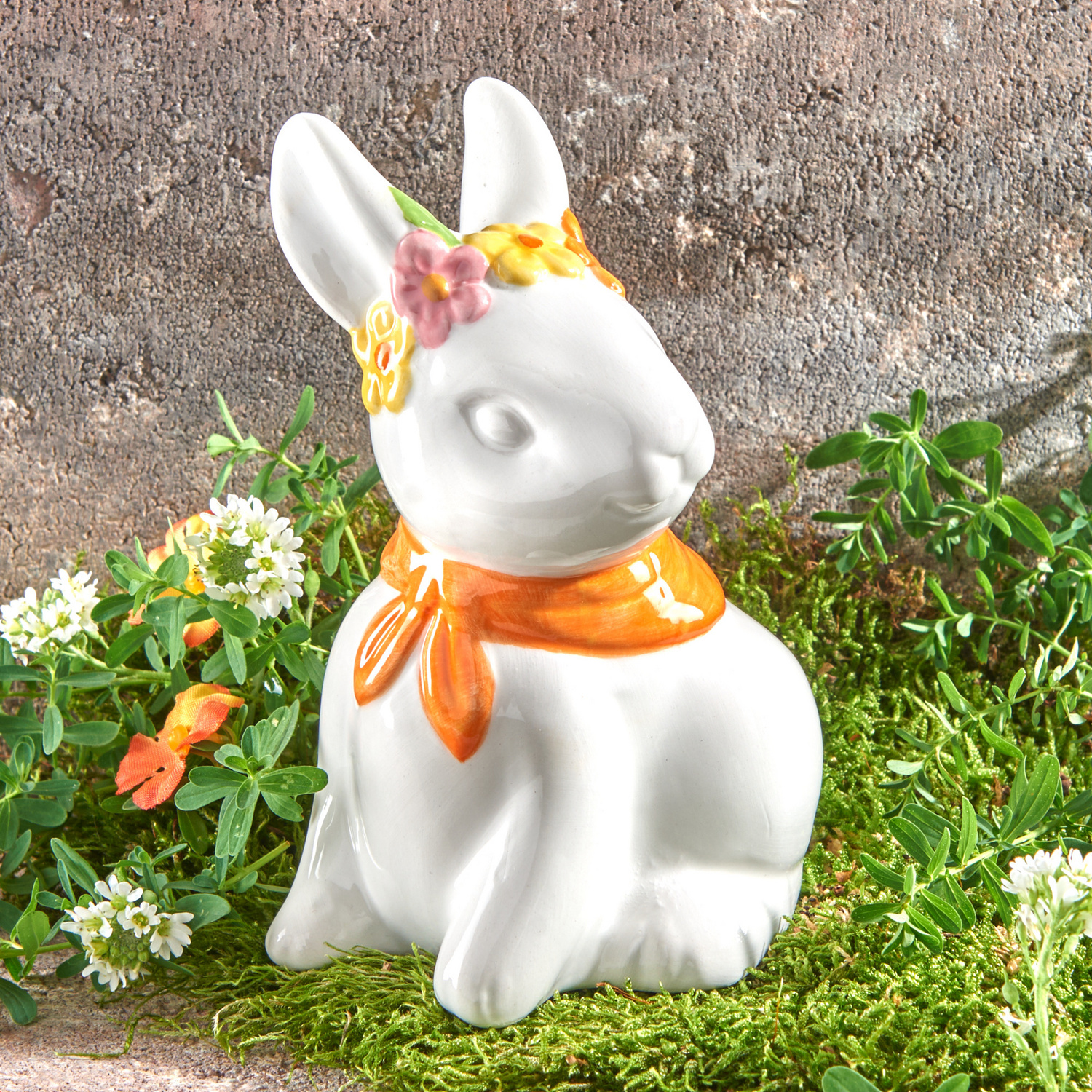 Lapin décoratif en céramique Eldo