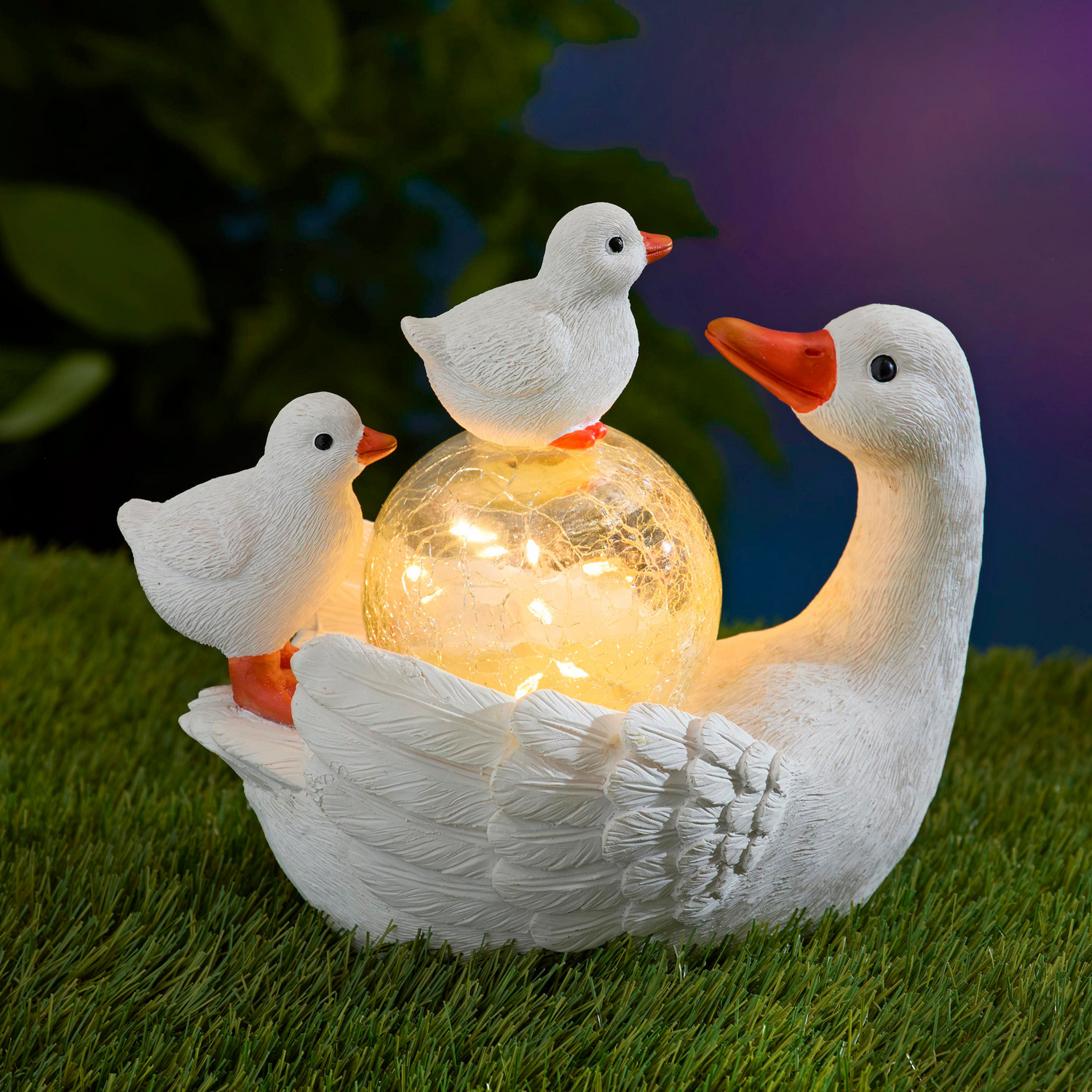 Déco solaire Famille de canards Gainsborough
