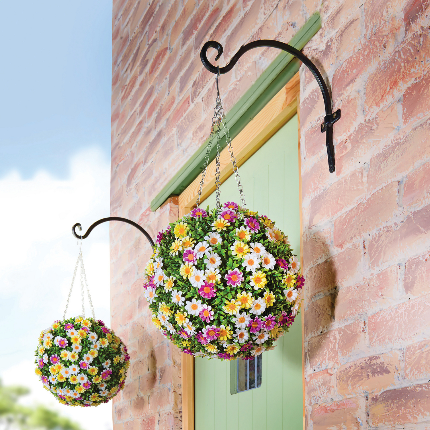 Boule de pâquerettes artificielle