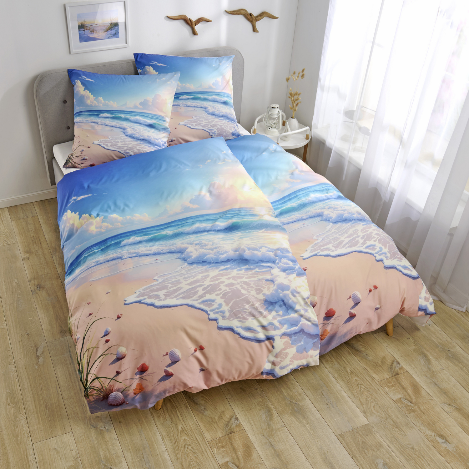 Linge de lit « Plage ensoleillée », 2 pièces