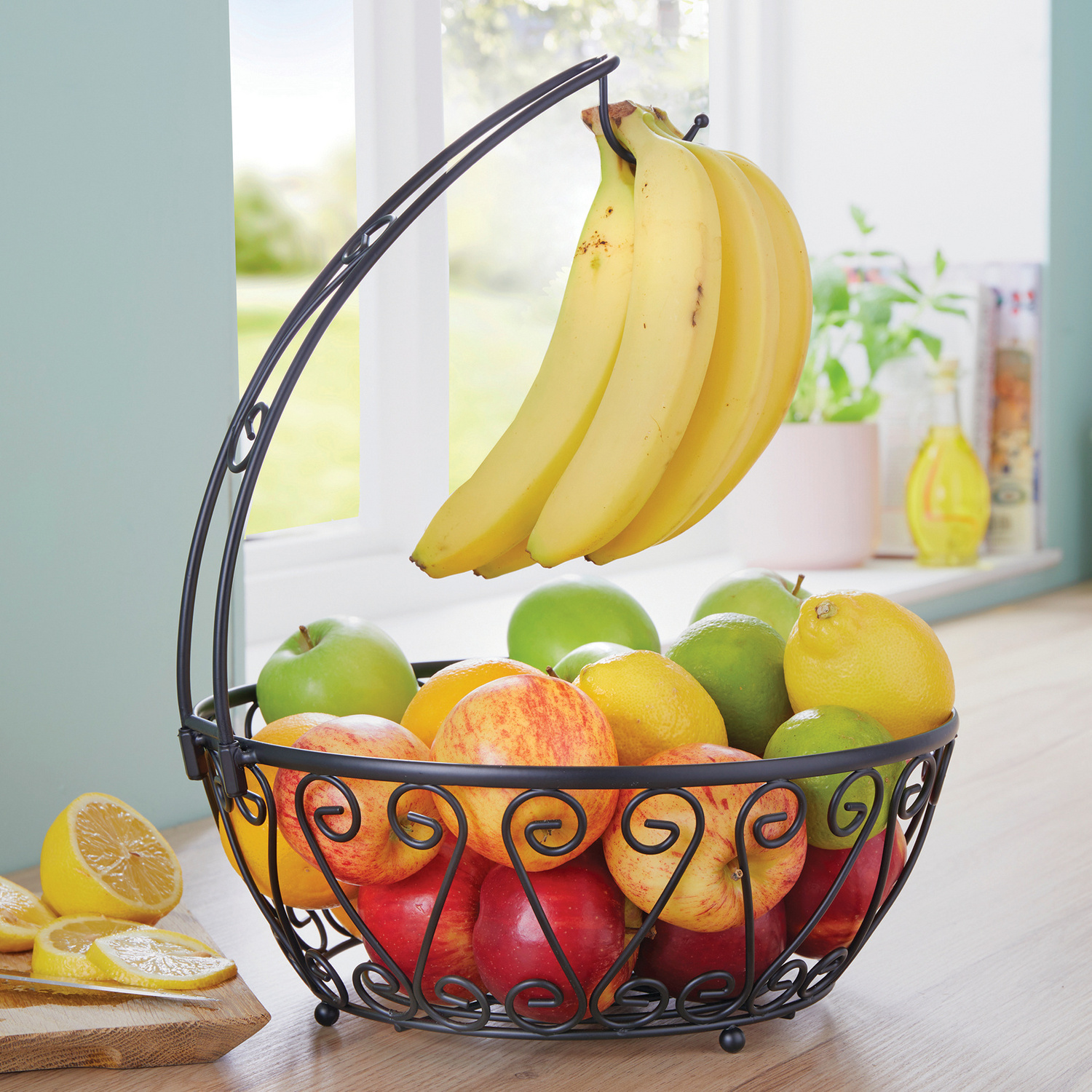 Coupe à fruits avec porte-banane